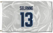 Teemu Selanne Winnipeg Jets  Flag (3 X 5) - White