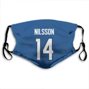 Ulf Nilsson Winnipeg Jets  Face Mask - Blue