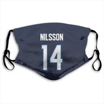 Ulf Nilsson Winnipeg Jets  Face Mask - Navy