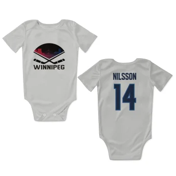 Ulf Nilsson Winnipeg Jets  Infant & Newborn Bodysuit  - White