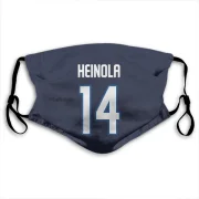 Ville Heinola Winnipeg Jets  Face Mask - Navy