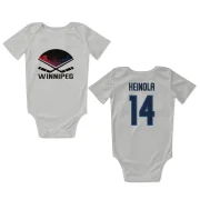 Ville Heinola Winnipeg Jets  Infant & Newborn Bodysuit - White