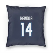 Ville Heinola Winnipeg Jets  Pillow Cover (18 X 18) - Navy