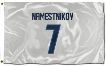 Vladislav Namestnikov Winnipeg Jets  Flag (3 X 5) - White