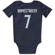 Vladislav Namestnikov Winnipeg Jets  Infant & Newborn Bodysuit - Navy