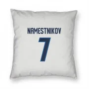 Vladislav Namestnikov Winnipeg Jets  Pillow Cover (18 X 18) - White