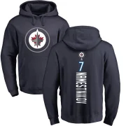 Vladislav Namestnikov Men's Winnipeg Jets Branded Backer Pullover Hoodie Navy