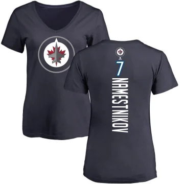 Vladislav Namestnikov Women's Winnipeg Jets Backer T-Shirt - Navy